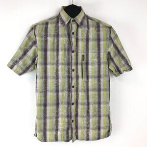 Columbia Button Up Shirt Men's Small Cotton Short Sleeve Casual Outdoor